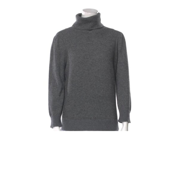 Jones New York Sweater Womens Size Small Gray Turtleneck - Picture 1 of 4
